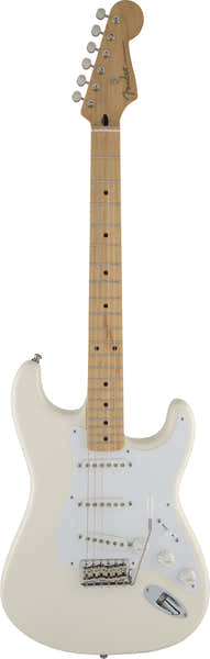 Stratocaster Signatuur Jimmie Vaughan MN Tex-Mex Olympisch wit
