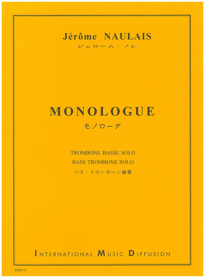 Naulais - Monologue - Tromb. Basse Solo