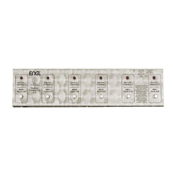 Engl Z-9 Footswitch 6 Fonctions Midi 10 Presets