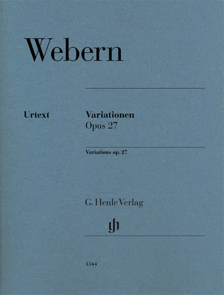 Webern A. - Variations Op.27 - Piano
