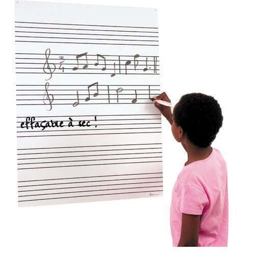 Tableau Pour La Formation Musicale 64,5 X 86 Cm