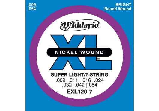EXL120-7 Nickel Wound Super Light 7C 9-54