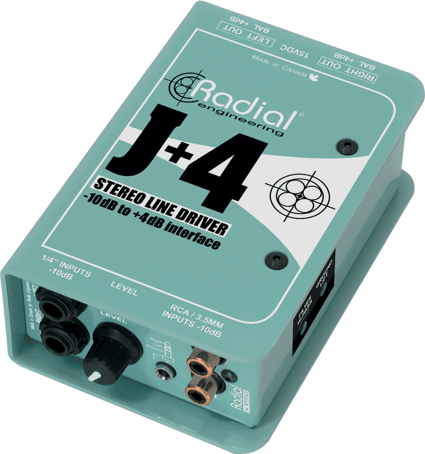 J+4 Convertisseur Actif Stereo
