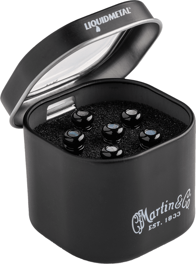 Set Chevilles Liquid Metal Black Paua