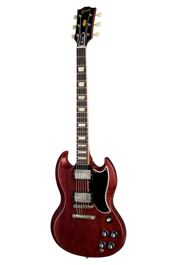 Les Paul SG Standard 1961 Heruitgave Stop-Bar VOS Kersenrood CSHR