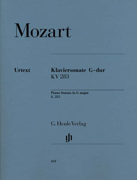 MOZART W.A. - PIANO SONATA G MAJOR K. 283 (189H)