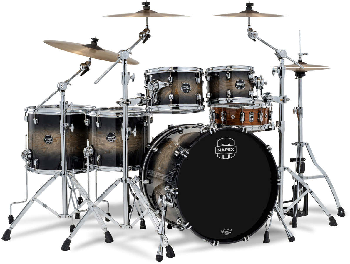 MAPEX SATURN VI STUDIO 22" BLACK INK BURST