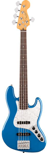 Jazz Bass V Active Player II Modified RW Elektrisch Blauw