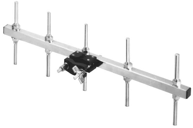 GAB-20 Barre Clamp Support 5 Barres Pour Percus