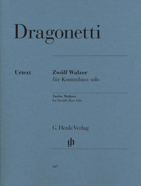 Henle Verlag Dragonetti D. - Twelve Waltzes For Double Bass Solo