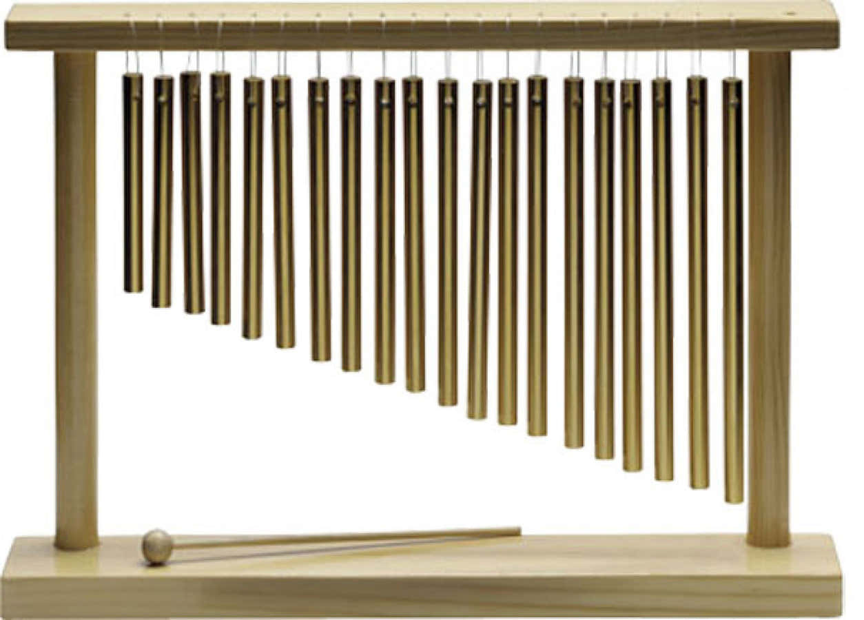 Bar Chimes 2 staven op houten standaard