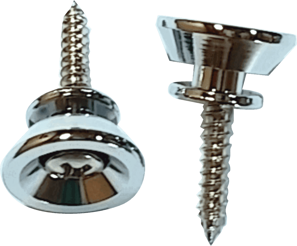Attache-Courroies Type LP par 2 avec Vis Chrome