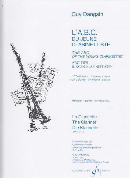 Dangain Guy - L'abc Du Jeune Clarinettiste Vol.2