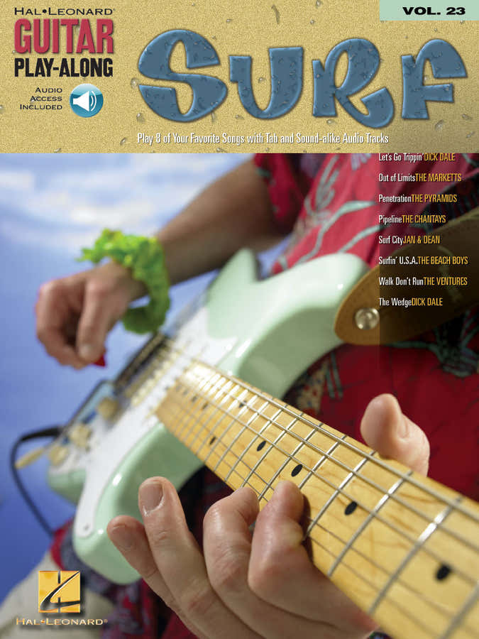 GUITAR PLAY ALONG VOL.023 SURF TAB + AUDIO EN LIGNE