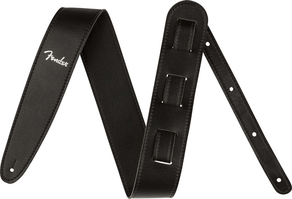 Vegan Leather Strap Black 2.5