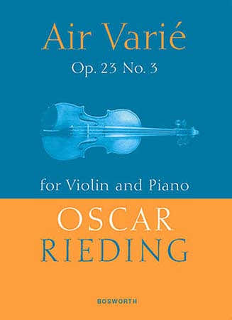 Bosworth Rieding O. - Air Varie Op.23 N°3 - Violon Piano