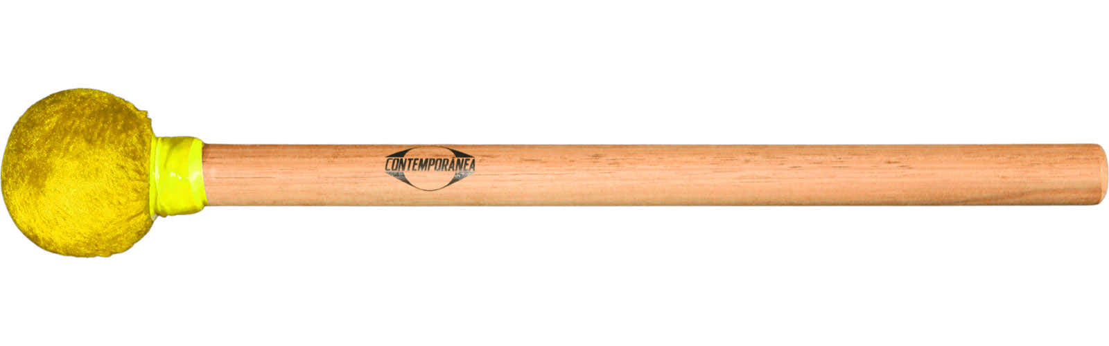 Mailloche de surdo bois 40cm - Jaune