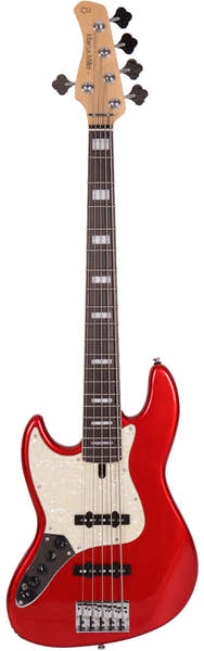 Sire Marcus Miller V7 Alder-5 Lh Bmr Rn Bright Metallic Red