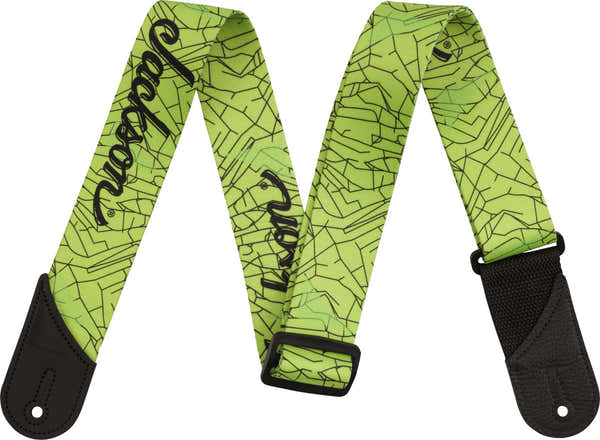 Jackson Guitars JACKSON® CRACKED MIRROR STRAP GREEN 2"