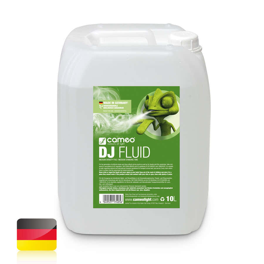 DJ Fluid 10L - Liquide Pour Machines fume Densit et Tenue Moyennes - 10 L