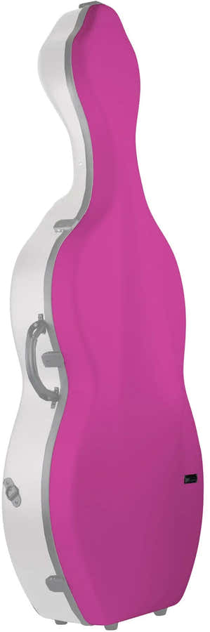 Étui Violoncelle 4/4 Hightech Bonbon + Roues - Violet/Blanc