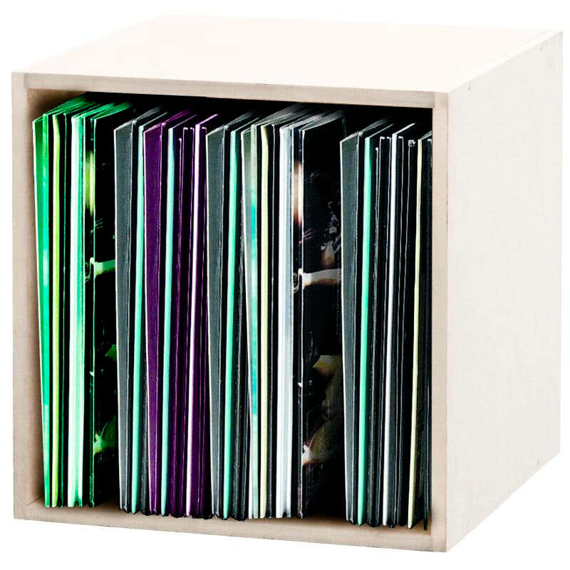 Record Box Blanc 110 Vinyles