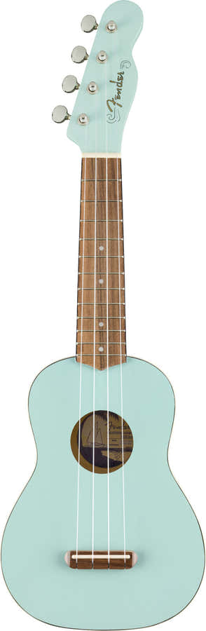 Venice sopraan-ukelele WN Daphneblauw