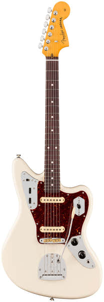 Fender Jaguar American Professional, RW Olympisch wit