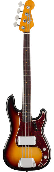 Fender Precision Bass 1962 Signature James Jamerson RW 3-kleuren-Sunburst