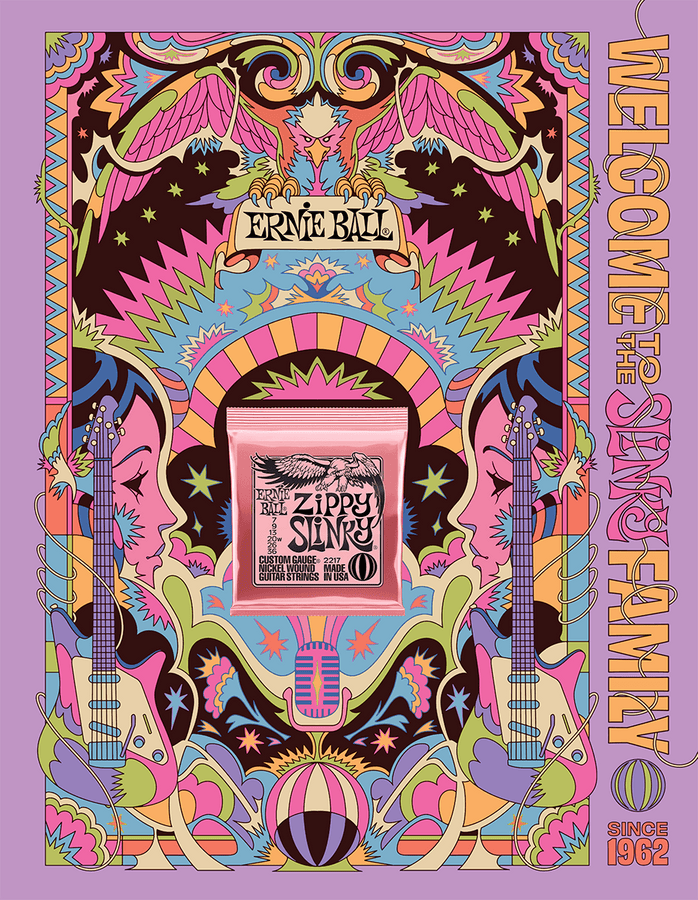 Poster Ernie Ball Slinky 2022 Format A0 Zippy