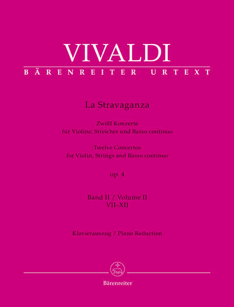 Vivaldi Antonio - La Stravaganza Op.4 Vol.2 - Violon & Piano