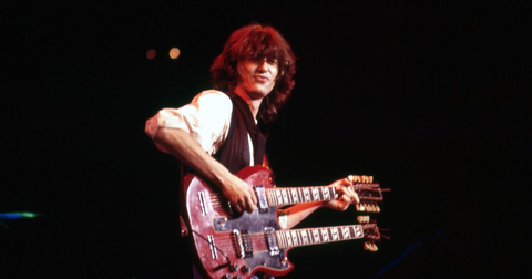 Jimmy Page et sa guitare Gibson double manche : derrière un mythe du rock