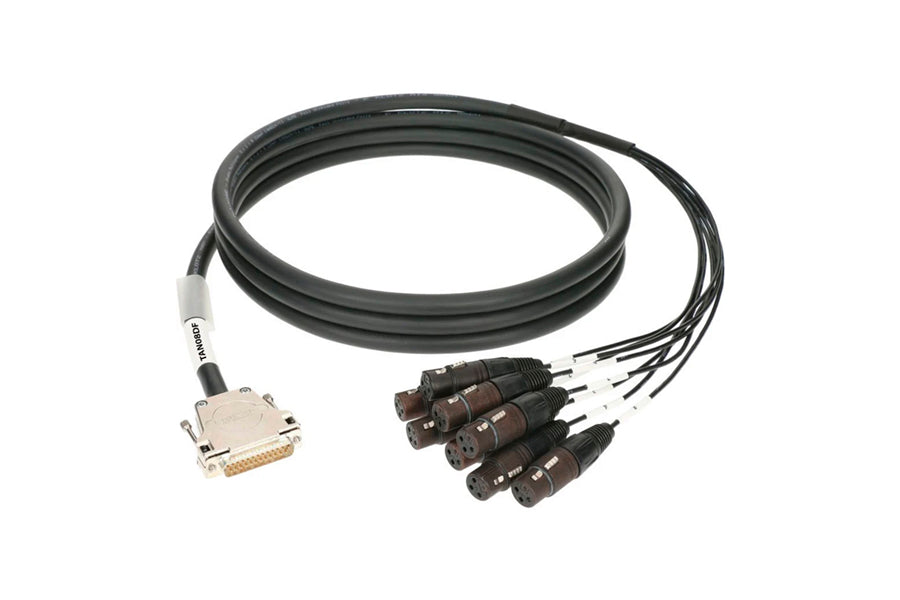 cables sub d 25 xlr