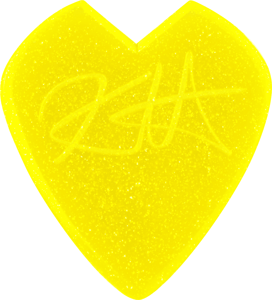 6 x 1,38mm Kirk Hammett Jazz III Yellow Glitter