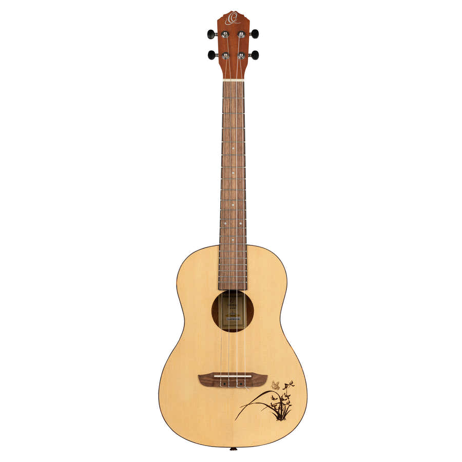 Bariton-ukulele sparrenhout