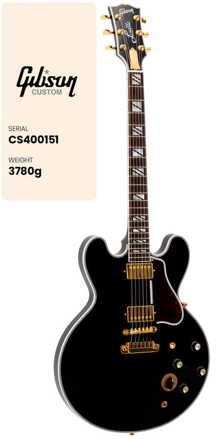 Lucille Signature B.B. King Legacy Transparent Ebony CS MC #CS400151 Stock B
