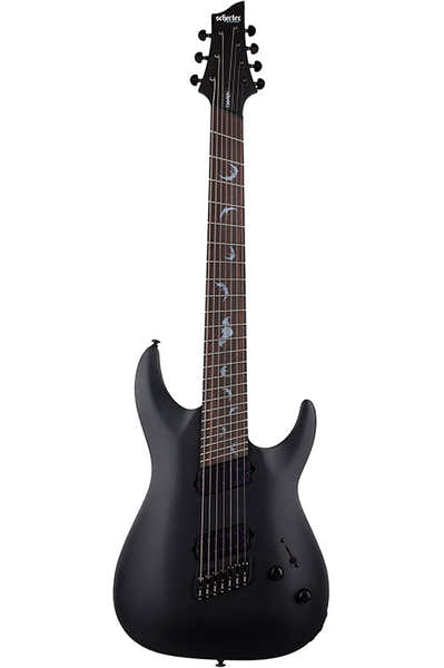 Damien 7 Multiscale Satijnzwart
