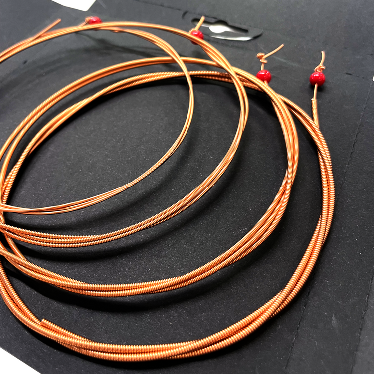 300U Jeu de 4 cordes Round Spirals pour ukulélé basse