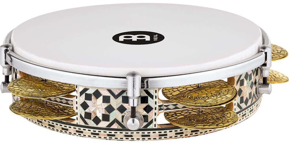 8 3/4 Artisan Edition Riq Drum White Pearl Mosaic Royale