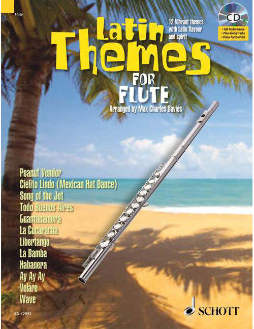 LATIN THEMES FOR FLUTE + CD - FLUTE