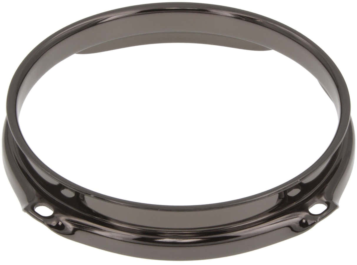 H23-6-4BK - 6" 4 Holes Black 2.3mm Super Triple Flange Drum Hoop