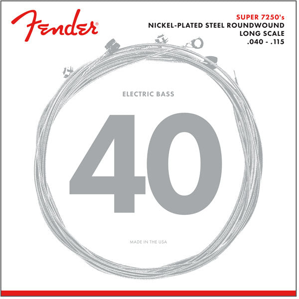 Super 7250 Nickel Roundwound Long Scale 5C 40-115