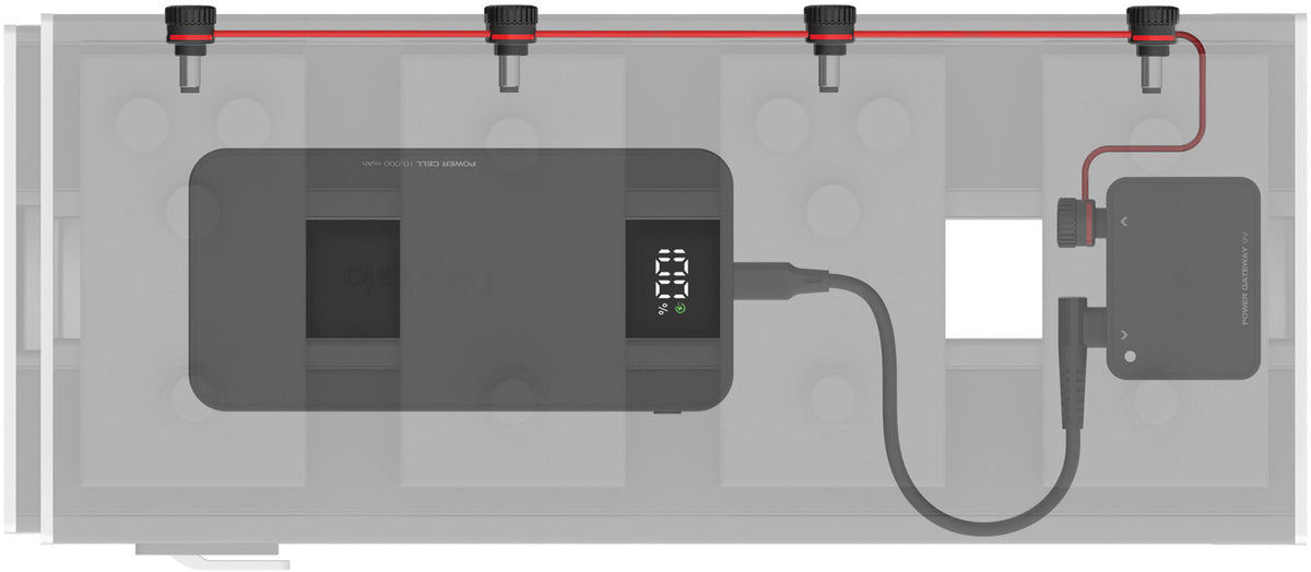 XPND Batterijset voor pedaalvoeding met internationale stekkers