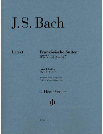 Bach J.S. - Suites Francaises BWV 812-817 (sans Doigtes)