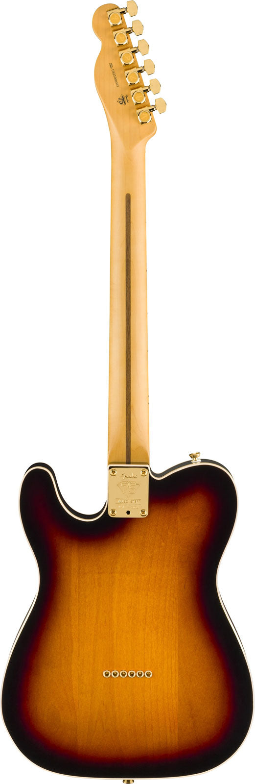 Telecaster Custom American Professional II LTD 75 Anni MN 2-kleurige Sunburst