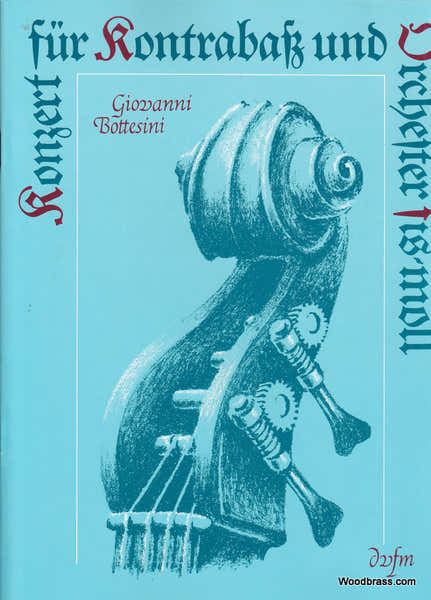 Deutscher Verlag FR Musik Bottesini G. - Konzert FüR Kontrabass FIS-moll - Contrebasse & Piano