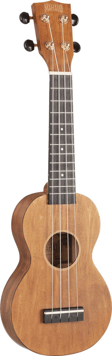 Ukelele Sopraan Slim Natuurlijk Satijn + Hoes