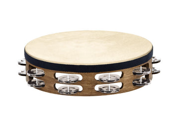TAH2WB - Tambourin 10" Bois Avec Peau Brun Noyer