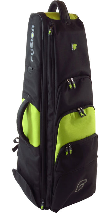 Premium Black/Green Bass Trombone Case