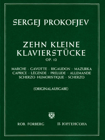 Prokofiev S. - 10 Kleine Klavierstucke Op.12